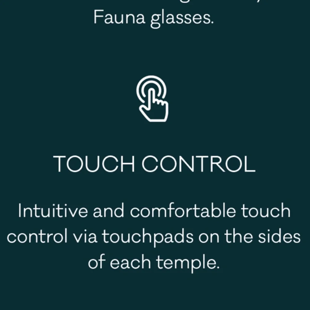 FAUNA Bluetooth Audio Smart Glasses with Blue Light Filter Lenses NWT